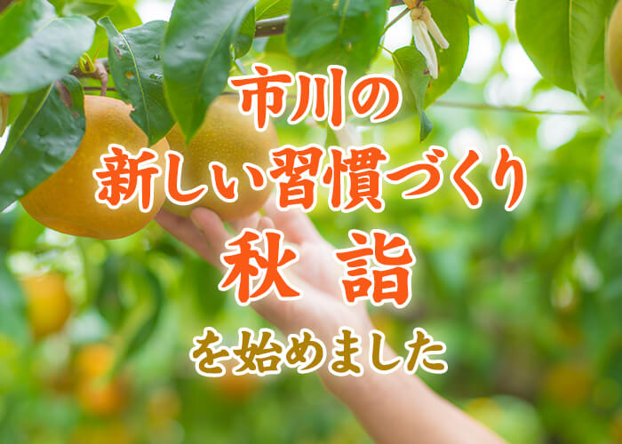 秋の新しい習慣づくり秋詣が目覚めました